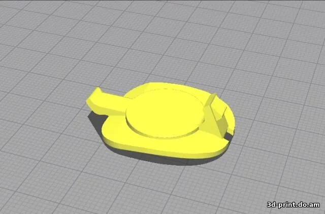 3D-модель "Заглушка в Жабо Volvo s40/V40"