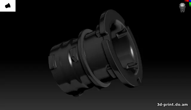 3D-модель "Втулка боковых зеркал Hyundai Solaris c 2010 года"