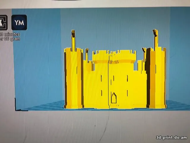 3D-модель "Средневековый замок , замок" 3D-модель "Средневековый замок , замок"