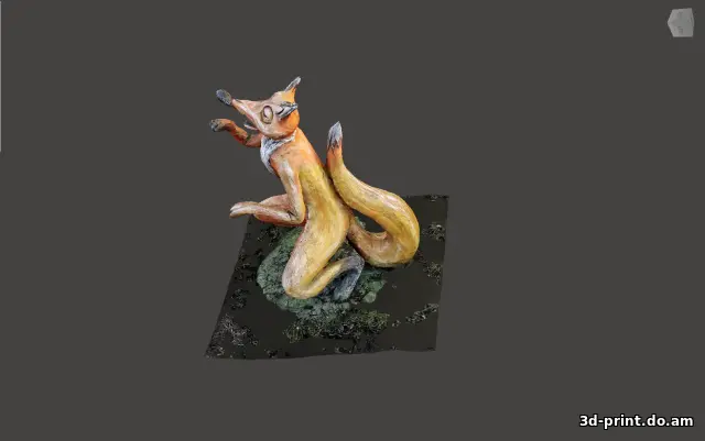 3D-модель "Скульптура лисы"