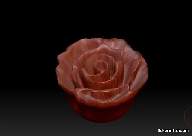 3D-модель "Бутон розы"