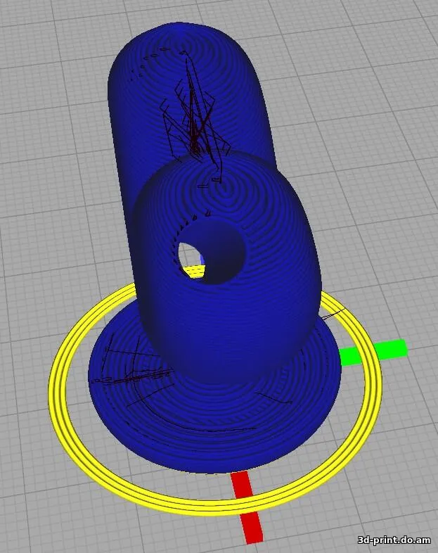 3D-модель "Подставка под карандаш/ручку "Стрела Амура""