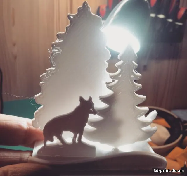 3D-модель "Плоской новогодней миниатюры" 3D-модель "Плоской новогодней миниатюры"