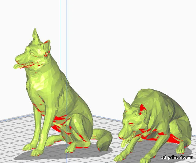 3D-модель "Немецкие овчарки"