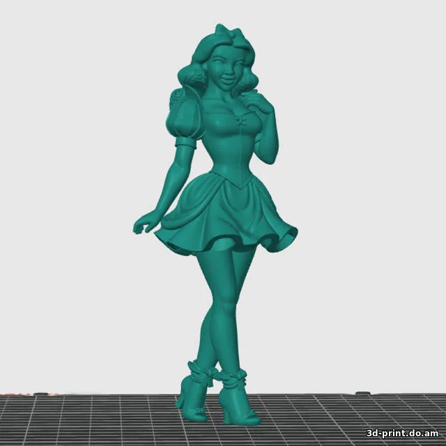 3D-модель "Белоснежка в сказочном лесу"