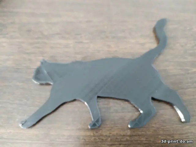 3D-модель "Плоский кот"