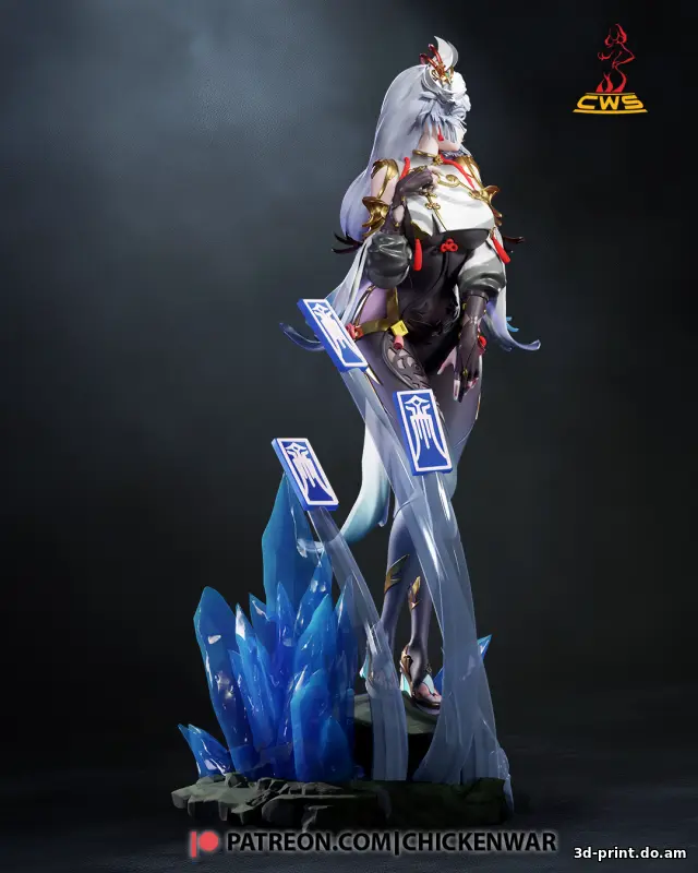 3D-модель "Геншин Импакт - Шэньхэ"