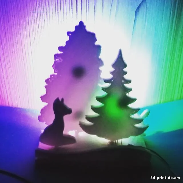 3D-модель "Плоской новогодней миниатюры" 3D-модель "Плоской новогодней миниатюры"