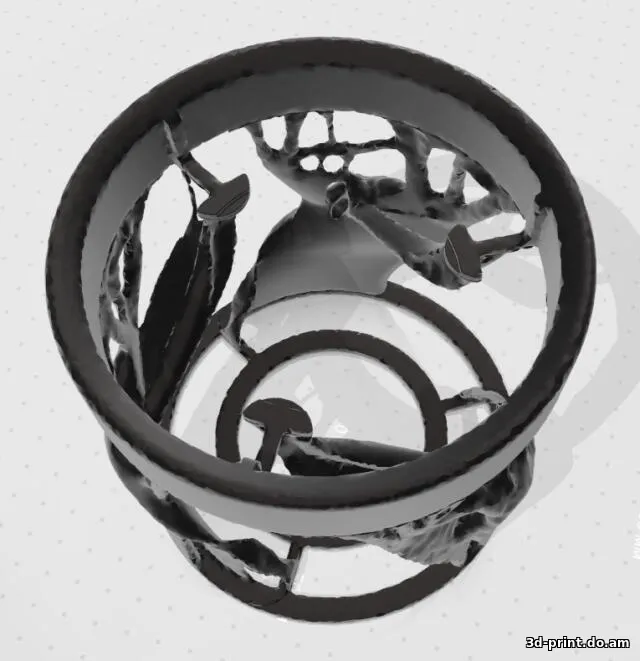 3D-модель "Подставка под цветочный горшок" 3D-модель "Подставка под цветочный горшок"