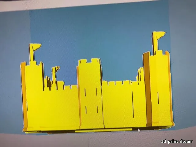 3D-модель "Средневековый замок , замок"