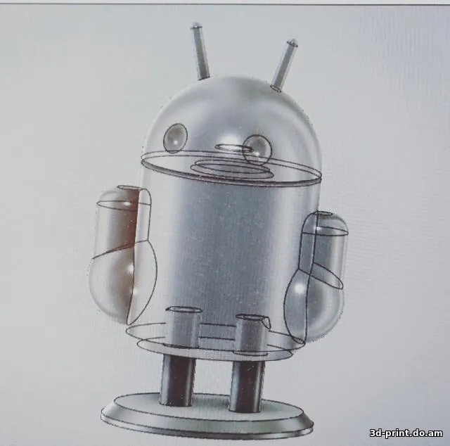 3D-модель "Андроид Андрей"