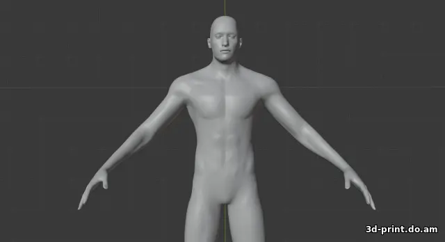 3D-модель "Human male body" 3D-модель "Human male body"