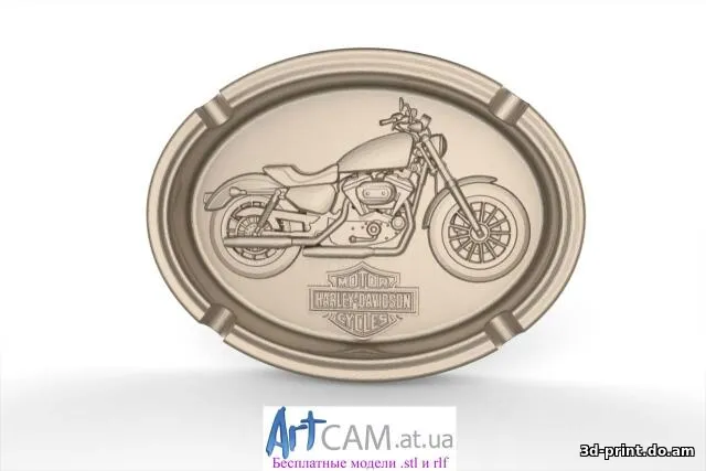 3D-модель "Пепельница с Харлеем"