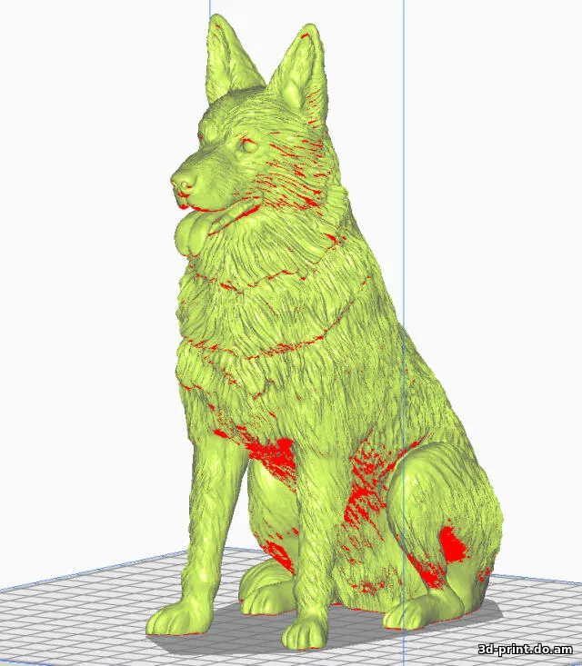 3D-модель "Немецкая овчарка"