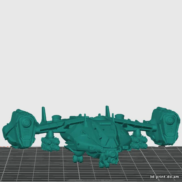 3D-модель "Космический десантный корабль" 3D-модель "Космический десантный корабль"