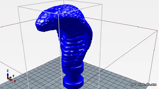 3D-модель "Кобра, ручка КПП"