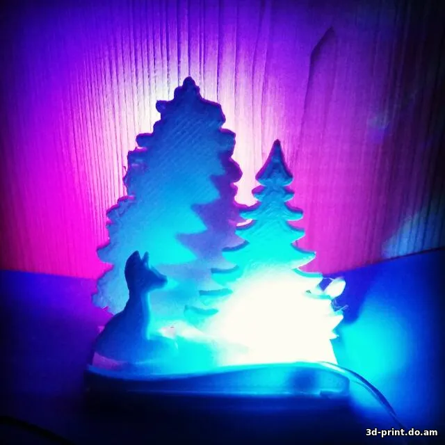 3D-модель "Плоской новогодней миниатюры"