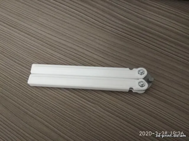 3D-модель "Нож бабочка зуб" 3D-модель "Нож бабочка зуб"