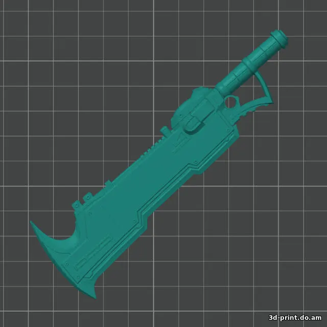 3D-модель "Меч "Огненная длань" 3D-модель "Меч "Огненная длань"