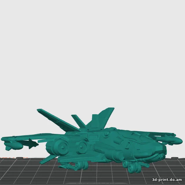 3D-модель "Космический Стелс-Охотник"