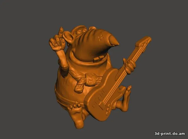 3D-модель "Мышь AC-DC"