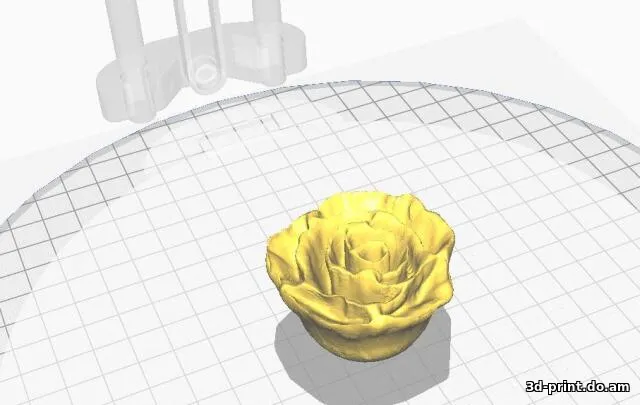 3D-модель "Бутон розы" 3D-модель "Бутон розы"