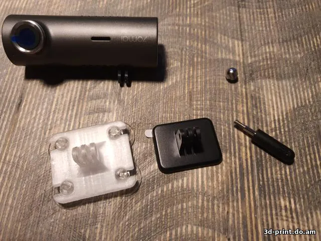 3D-модель "Крепление регистраторов 70mai на присосках"