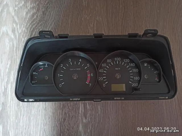 3D-модель "Колодцы для приборной панели ваз"