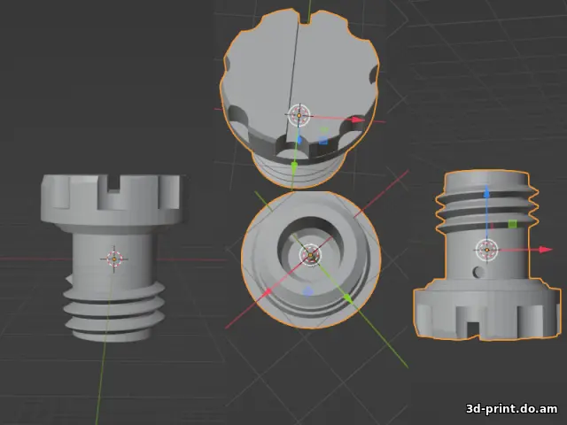 3D-модель "Пробка для автомобильного Аккумулятора"