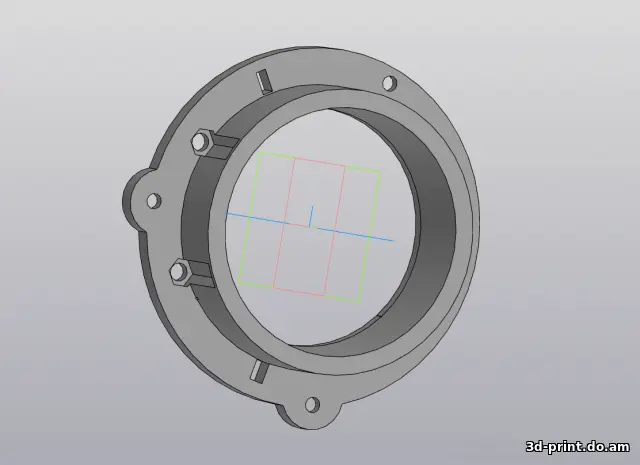 3D-модель "Переходник ПТФ НИВА на pajero IO pinin"