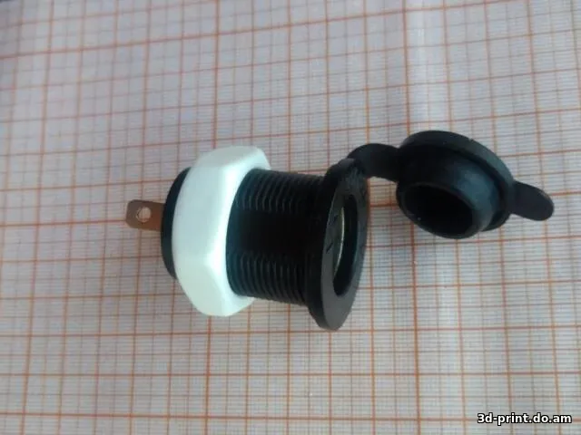 3D-модель "Гайка для прикуривателя" — STL модель для 3D-печати