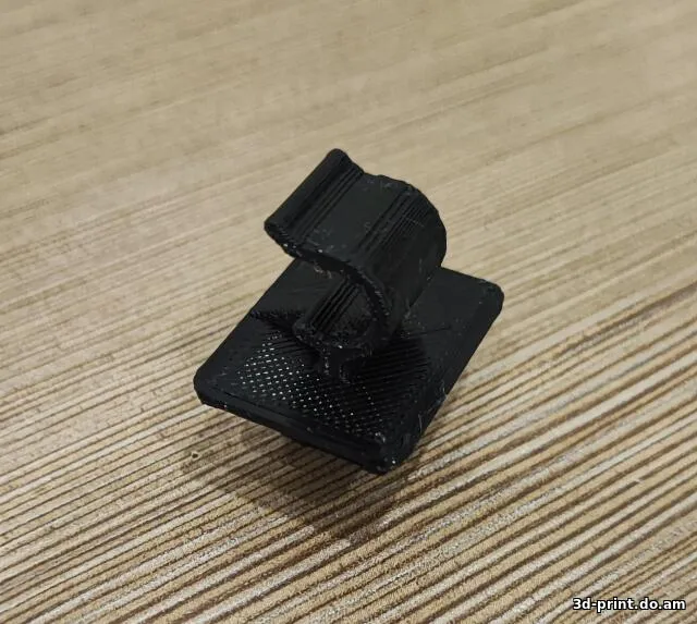 3D-модель "КРОНШТЕЙН ОПОРНОЙ ШТАНГИ КАПОТА SKODA OCTAVIA, FABIA, ROOMSTER, VAG 6Y0 823 397 A 209"