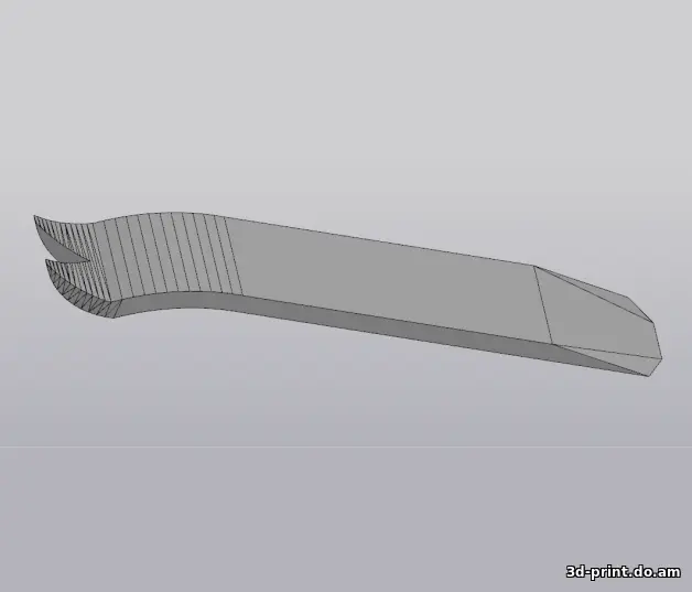 3D-модель "Монтажка для демонтажа пластиковых деталей (доработка)"