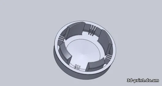 3D-модель "Заглушка на колесо Daewoo Matiz" — STL модель для 3D-печати