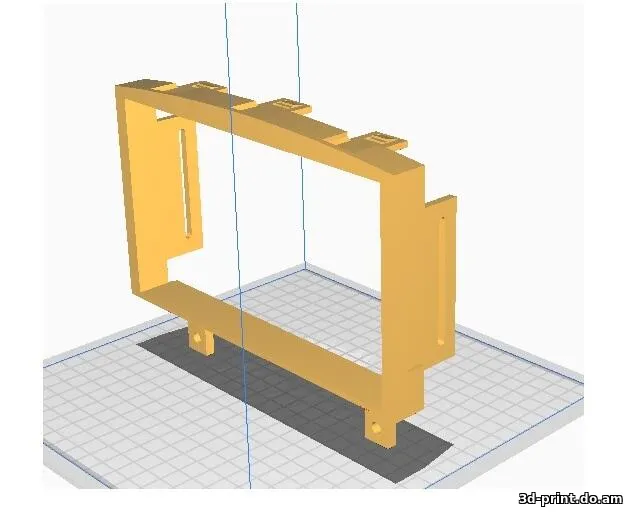 3D-модель "Рамка под Андроид магнитолу 7дюймов на автомобиль Lifan Solano 620"