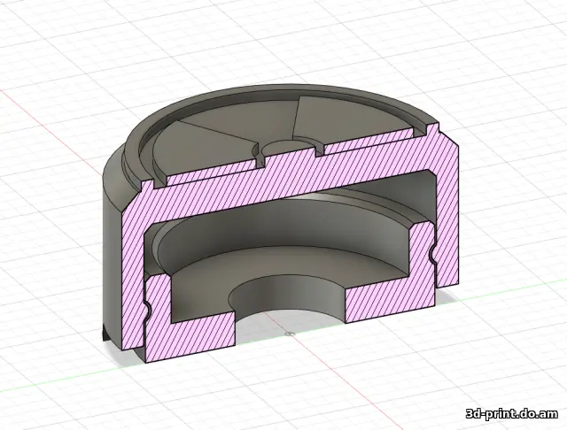 3D-модель "Колпачек под болт на номер авто"