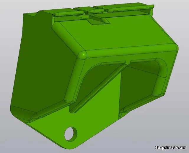 3D-модель "Детали заднего бампера Subaru Outback 2002 г.в. BE/BH"