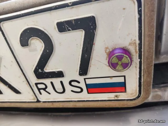 3D-модель "Колпачек под болт на номер авто"