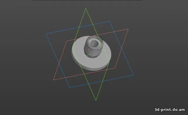 3D-модель "Клипса коврика автомобильного"