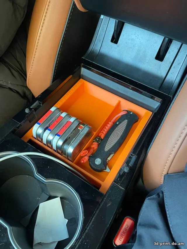 3D-модель "Органайзер в подлокотник Chery Tiggo 8pro / 8promax"