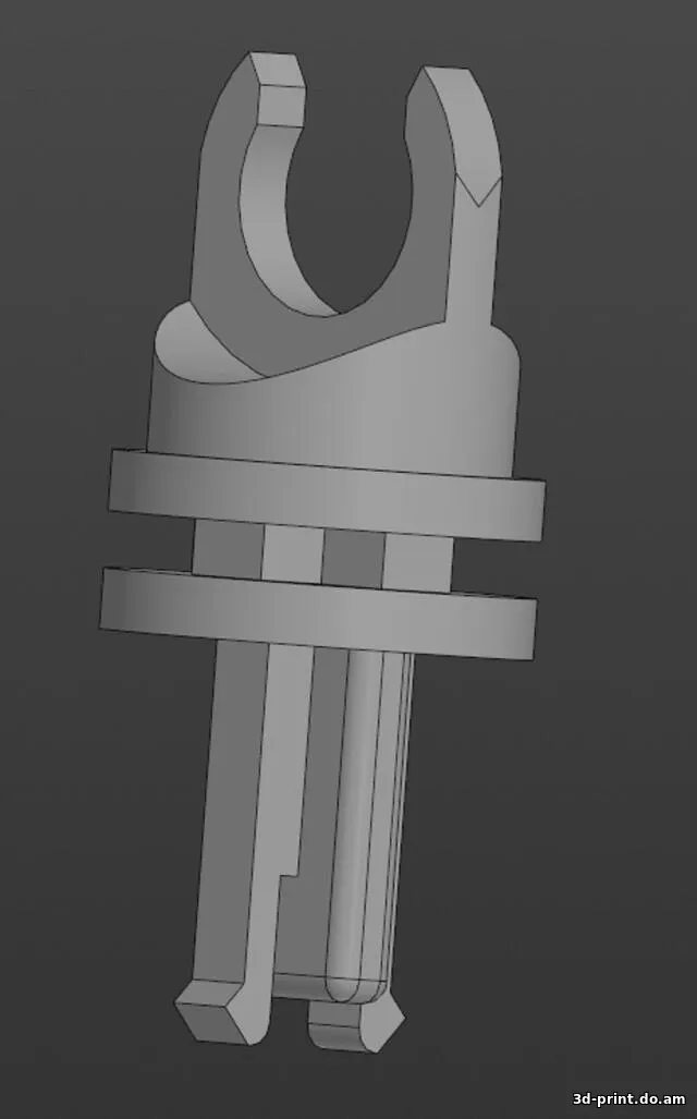 3D-модель "Замок капота Ford Focus 2"