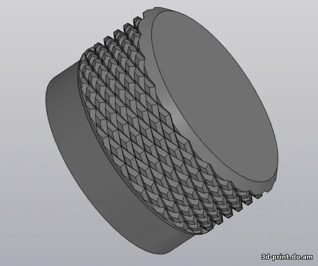 3D-модель "Ручка энкодера автомагнитолы Alpine CDA-9855R"
