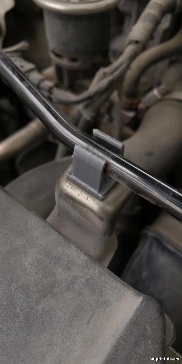 3D-модель "Клипса упора капота honda civic 8 4d"