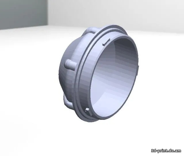 3D-модель "Увеличенная крышка фары для LED ламп Lada X-ray"