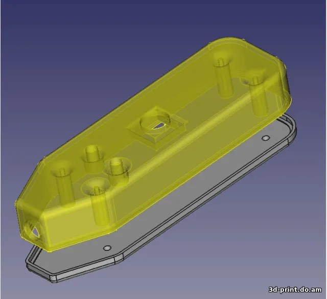 3D-модель "Корпус автоконтрольки"