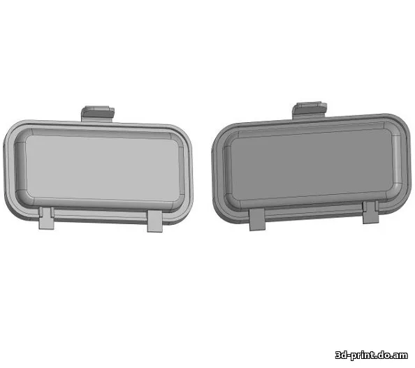 3D-модель "Крышка блок-фары УАЗ Патриот 2014+"