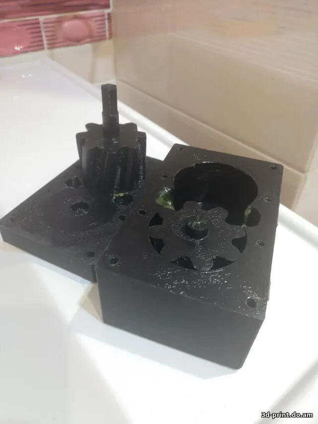 3D-модель "Шестеренный насос под шуруповерт"