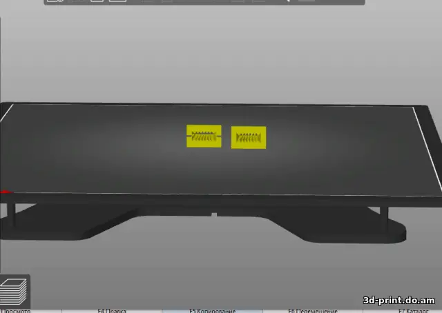 3D-модель "Клипса крепления жабо Нива Шевроле"