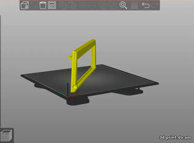 3D-модель "Рамка для переноса магнитолы Нива Шевроле"