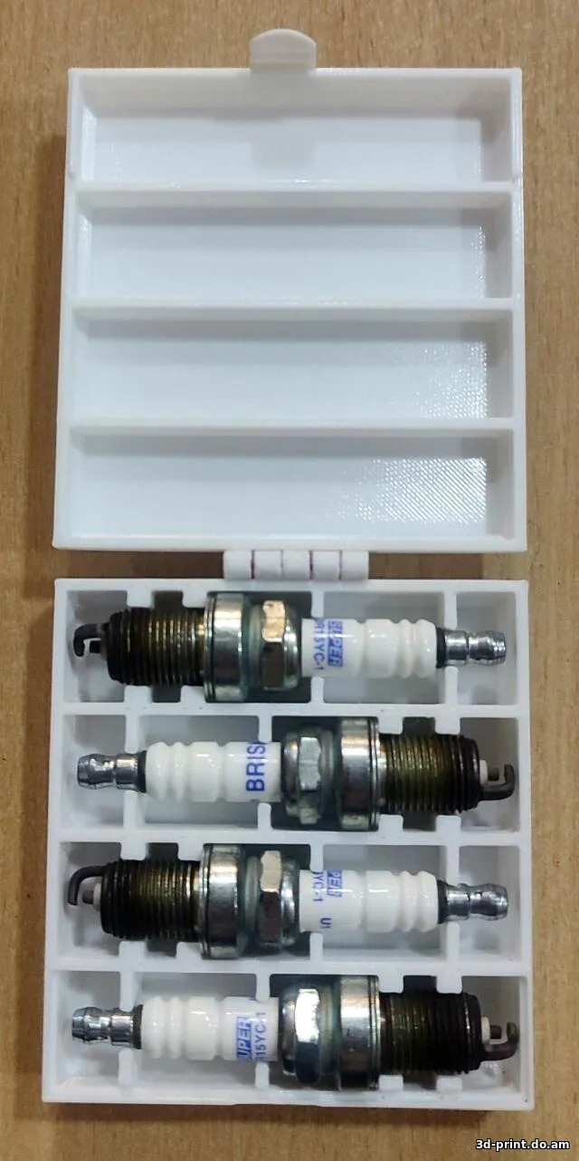 3D-модель "Коробка для свечей зажигания автомобиля"